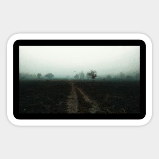 Misty weather Sticker